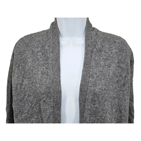 J. Crew Cardigan Women's S Wool Cashmere Gray Coastal Academia Quiet Luxury - Picture 4 of 12